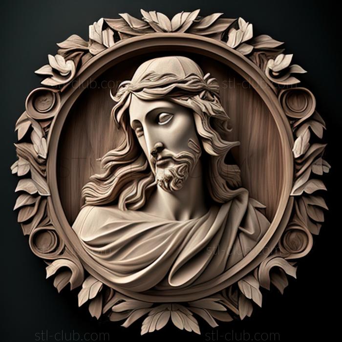 3D model st jesus (STL)